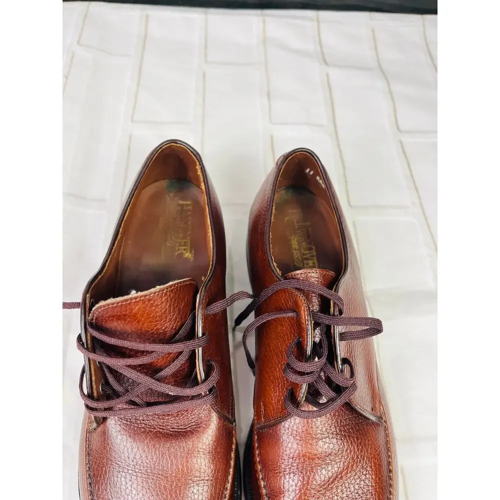 NEW Hanover men's brown leather dress shoes sz 11AAA
